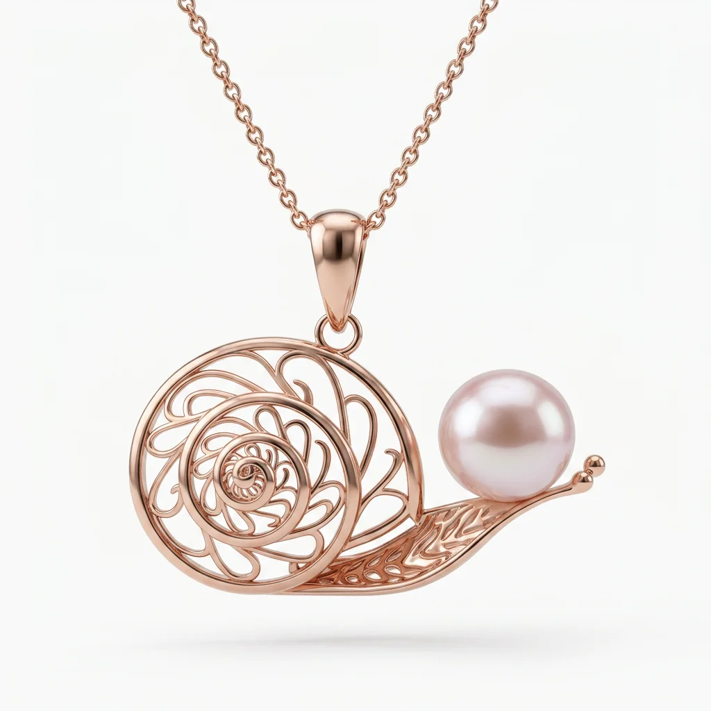 Nakshatra Shankha Pendant (1) Nakshatra Shankha Pearl Pendant Necklace - Image 1